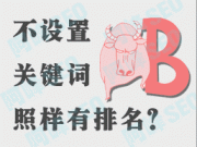 为什么有些站点不设置关键词排名却很好的原因